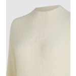 FUZZY MOCK NECK KNIT