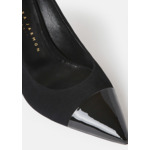 Escarpins Krystine-Noir en Cuir De Brebis