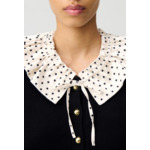 Cardigan maille fine avec col