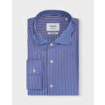 Chemise Classique rayée bleue