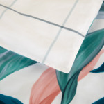Olivier Desforges - Housse de couette en percale de coton, Alocasia