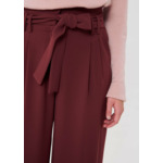 Pantalon Pia-Bordeaux en Polyester