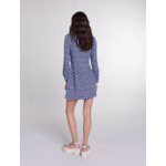 Robe courte fleurie