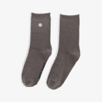 Pack de 3 paires de chaussettes hautes unies gris anthracite
