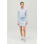 Jupe courte taille-haute