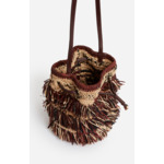 Sac Bourse En Raphia En Lyocell et Lin