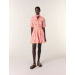 Robe courte fluide imprimée