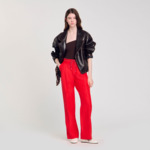 Pantalon à ceinture cordon