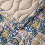 Yves Delorme - Couvre lit en satin multicouleurs, Dandy