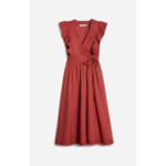 Robe Longue Ermione En Lyocell Et Coton