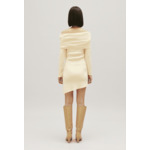 Robe asymétrique maille
