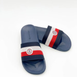 Claquettes à bandes tricolores POOL SLIDES