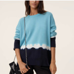Pull Sienna Stripe Dye Pull Cachemire Oversize Tie & Dye, 4 fils