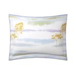 Yves Delorme - Taie d'oreiller en batiste de coton bleu, Horizons