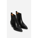 Bottines Santiags En Cuir À talons de 45mm