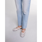 Ballerines à studs argentés