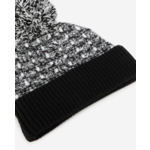 Bonnet À Sequins En Tweed Noir Et Blanc