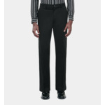 Pantalon Large En Coton Noir Homme