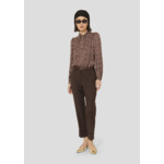 Pantalon Philippa-Chocolat en Laine Vierge