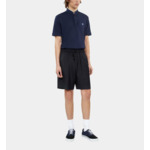 Bermuda Bleu Marine En Laine Homme