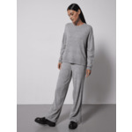 Pull tressé Tulipa GRIS CHINE CLAIR