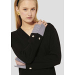 Pull Primrose-Noir en Laine Merinos Extrafine