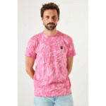 Men T-shirt Pink