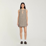 Robe courte en tweed