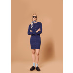 Robe Ralie-Bleu en Viscose