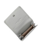 Porte cartes A rabat avec pression Foulonné PM