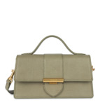 Sac baguette A rabat avec fermoir M Exo Ily