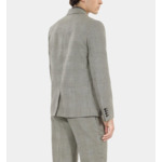 Veste De Costume En Laine Pied De Poule Noir Et Blanc Homme