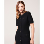 Robe Maille Risma Noir en Laine