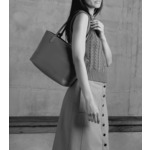 Petit sac cabas Louise en cuir grainé