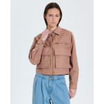 Manteau court camel