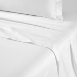 Yves Delorme - Drap plat en satin marron, Triomphe