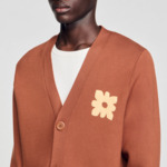 Cardigan à détail fleur