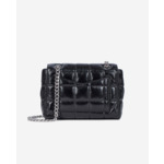 Sac En Cuir Matelassé Noir