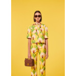 Top Thadea-Jaune en Polyester