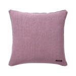 Yves Delorme - Housse de coussin en lin orange, Pigment