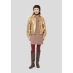 Blouson Bibba-Or en Cuir D'Agneau