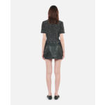 Chemise Noire À Pois Femme