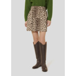 Jupe Juno-Chocolat en Polyester