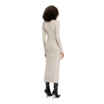 Robe en maille côtelée