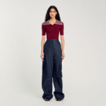 Pantalon cargo modulable en jean