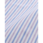 Chemise semi-ajustée rayée violette