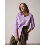 Chemise oversize Mathilde violette