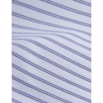 Chemise ajustée rayée bleue