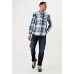 Men Shirt Blue