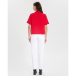 Top Tendresse Rouge en Polyester